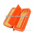 Orange top layer leather hold one watch watch box 1W (orange)